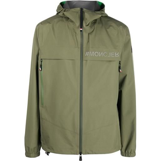 Moncler Grenoble giacca con stampa - verde