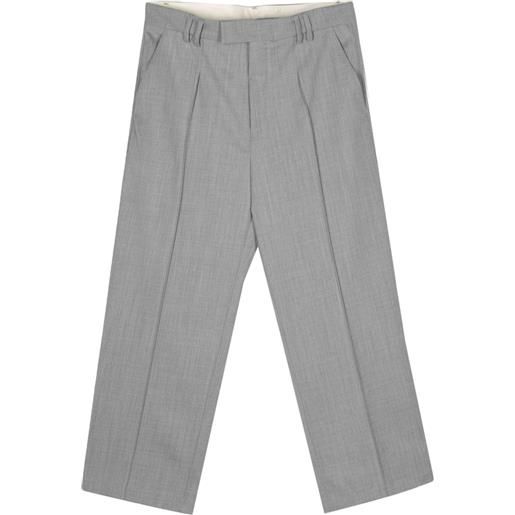 Nº21 pantaloni crop dritti - grigio