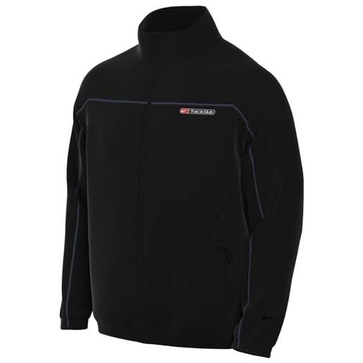 Nike fb5515-010 m nk sf track club jacket giacca uomo black/midnight navy/summit white taglia m