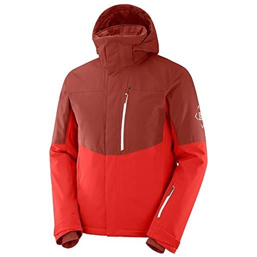 Salomon speed, ski jacket uomo, rosso (goji berry), xl