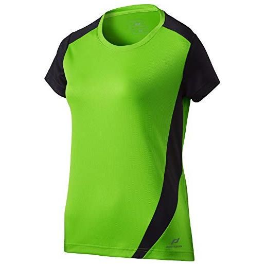 adidas prvfq|#pro touch club, maglietta da donna, lime/schwarz, 44