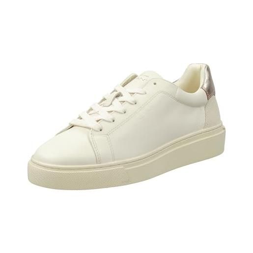 GANT footwear julice, scarpe da ginnastica donna, bianco silver beige, 40 eu