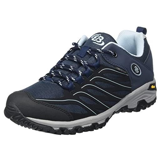 Brütting monte hayes basso, scarpe da trail running donna, blu navy, 39 eu