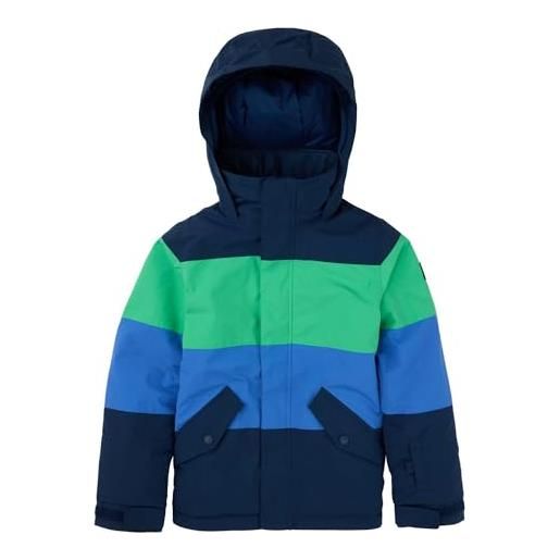 Burton symbol giacca da snowboard, dress blue/galaxy green/amparo blue, 152 bambini e ragazzi