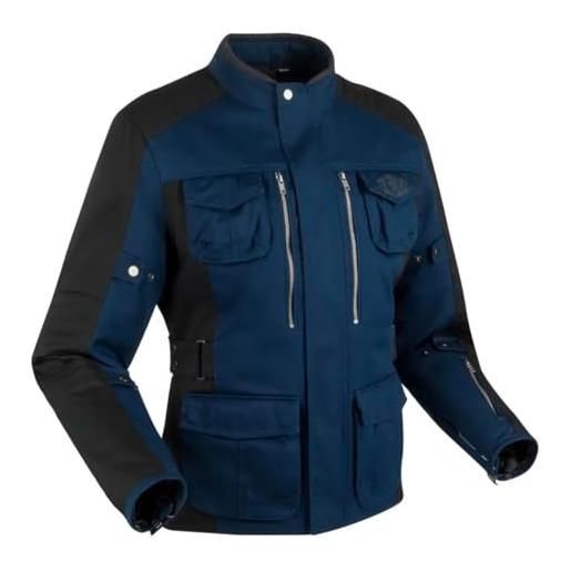 SEGURA, giacca da moto bora jacket navy/nero, m