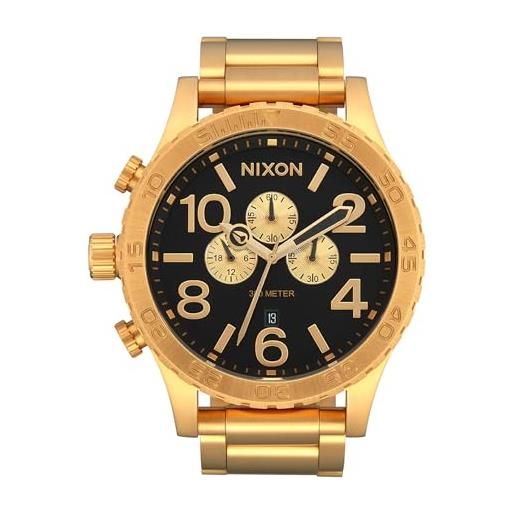 Nixon orologio analogico al quarzo giapponese uomo con cinturino in acciaio inossidabile a1389-510-00
