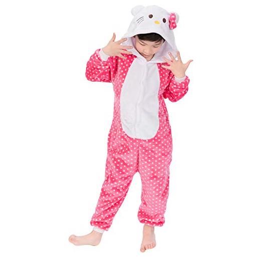 YAOMEI bambini unisex kigurumi pigiama onesie, 2018 ragazza ragazzo anime cosplay halloween natale party costume attrezzatura sleepwear