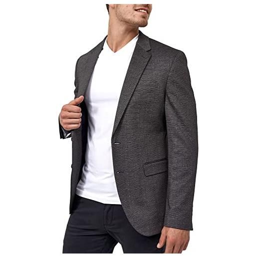 JEFF uomini oscar jacket | giacca con tessuto elasticizzato dk grey check 56