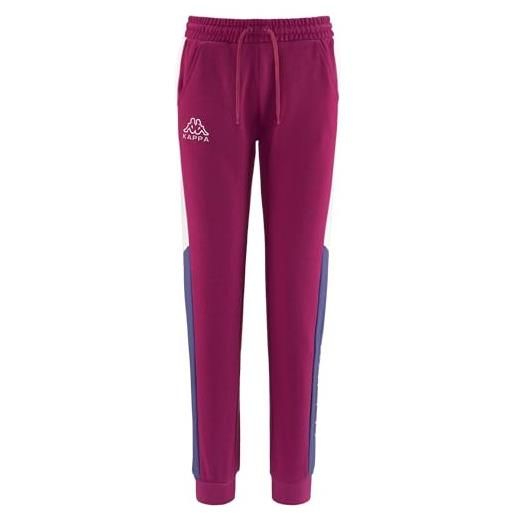 Kappa logo ester - pants - pantaloni sportivi - donna - fuchsia red baton-white-violet blue corsican