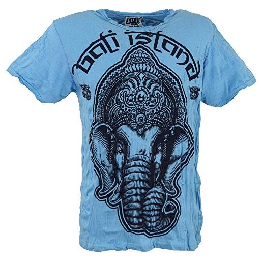 GURU SHOP guru-shop, sicuro t-shirt mandala, limone, cotone, dimensione indumenti: l, magliette `sure`