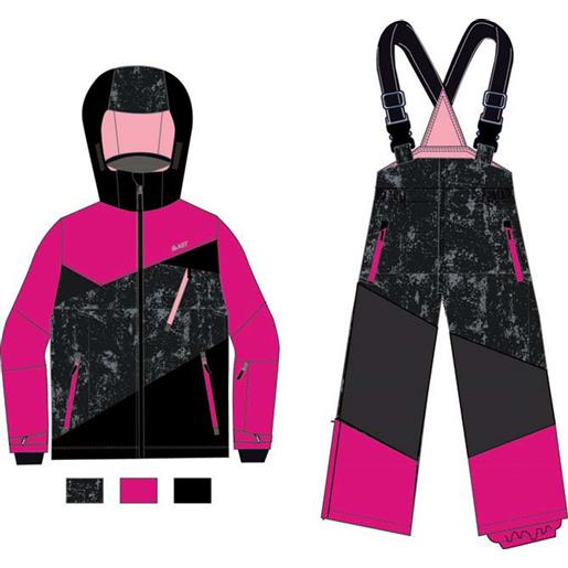 Astrolabio ast completo sci infant in twill black/pink