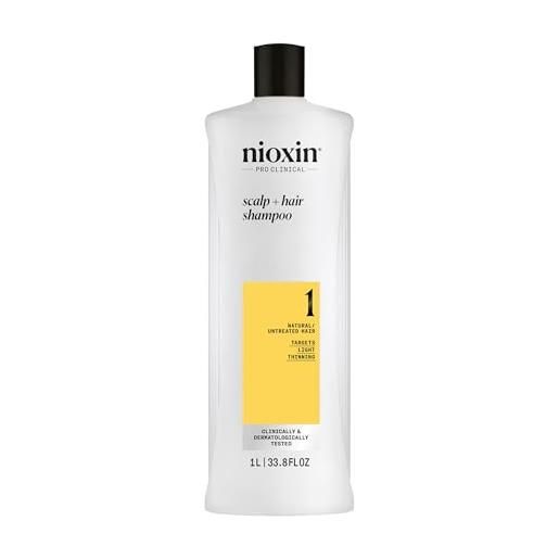 Nioxin system 1 - cura dei capelli - cleanser - shampoo 1000 ml