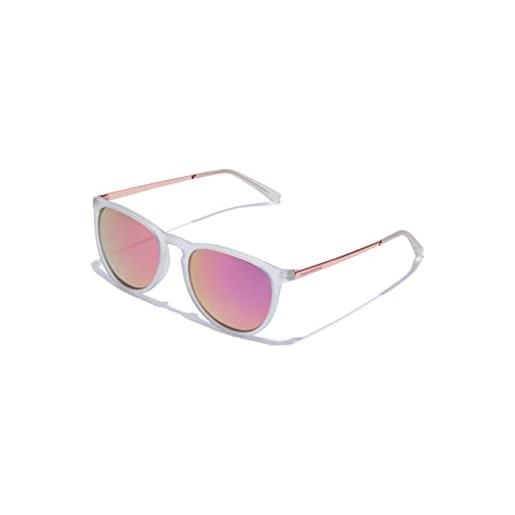 Hawkers ollie, occhiali unisex-adulto, rosegold polarized · transparent ct