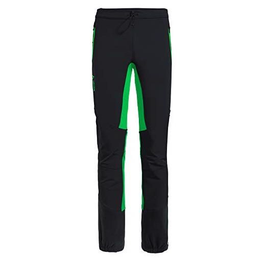 VAUDE men's larice light pants ii, pantaloni uomo, nero/verde, 56