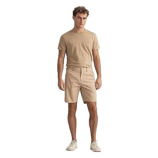 GANT md. Relaxed shorts, pantaloncini casual uomo, beige ( dark khaki ), 30w