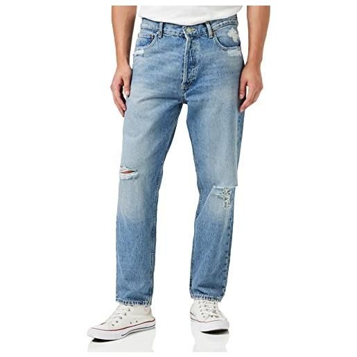 Dr. Denim rush jeans, falesia azzurro strappato, w29 / l30 uomo
