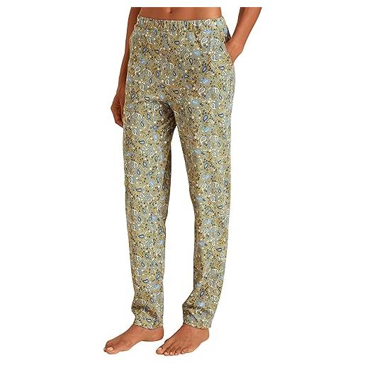CALIDA favourites paisley pantaloni, oscurante, giallo aspro, 46-48 donna