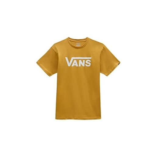 Vans la t-shirt classic è realizzata in 100% cotone filato ad anelli con vestibilità classica e grafica davanti, colore giallo giallo narcissus-white