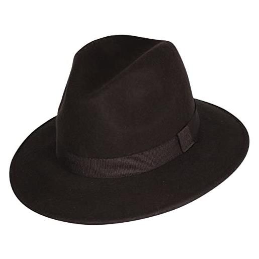 Chapeau-tendance cappello borsalino lana bogart, marrone, 63