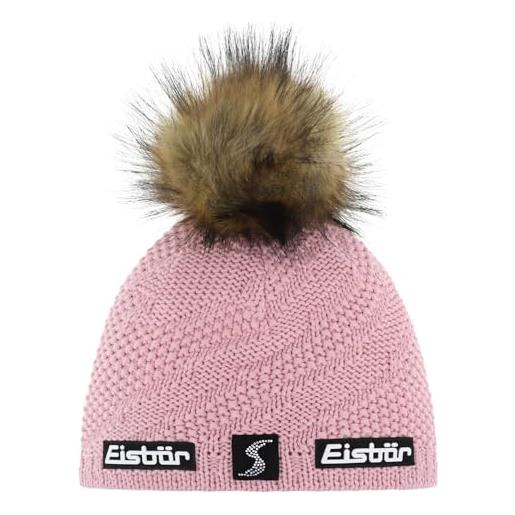 Eisbär yva lux crystal - berretto sp, colore: rosa, argilla rosa / reale