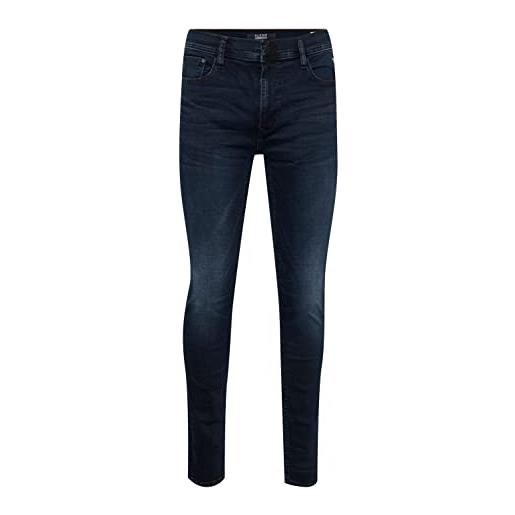 b BLEND blend echo multiflex jeans skinny, blu (denim black blue 76214.0), w33/l34 (taglia produttore: 33.0) uomo