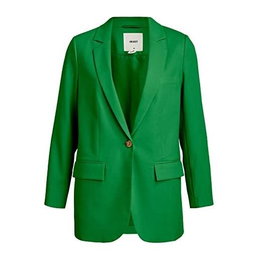 Object objsigrid l/s blazer noos, verde-fern green, 50 donna