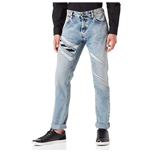 Just Cavalli pantalone 5 tasche jeans, 470 indigo, 33 uomo