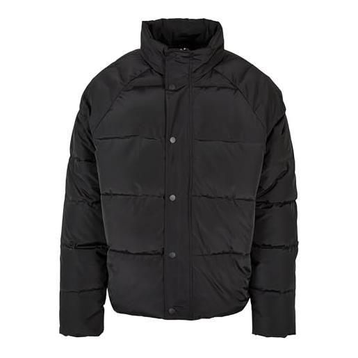 Urban Classics raglan puffer jacket, giacca, donna, nero (black), s