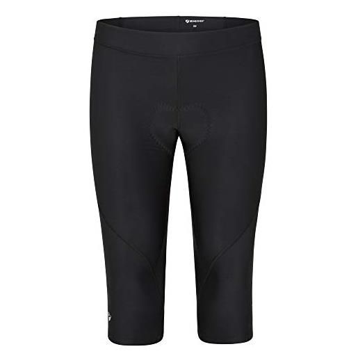 Ziener nebia x-function - pantaloni da ciclismo da donna, traspiranti, ad asciugatura rapida, imbottiti, donna, 219132, nero, 34