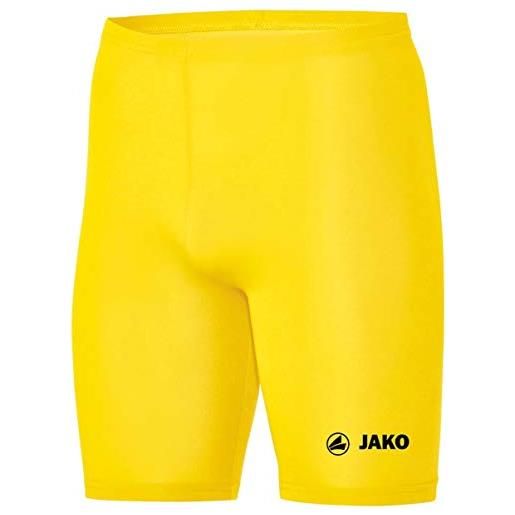 JAKO basic 2.0 - pantaloni aderenti da bambino, uomo, tight basic 2.0. , 8516, citro, 140