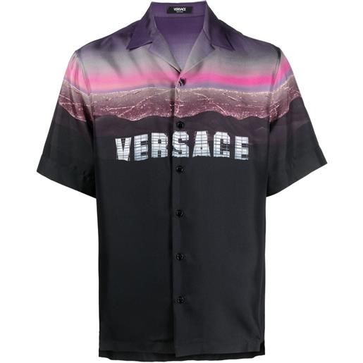 Versace camicia Versace hills - nero