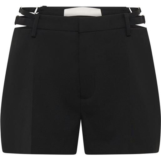 Dion Lee shorts lingerie - nero