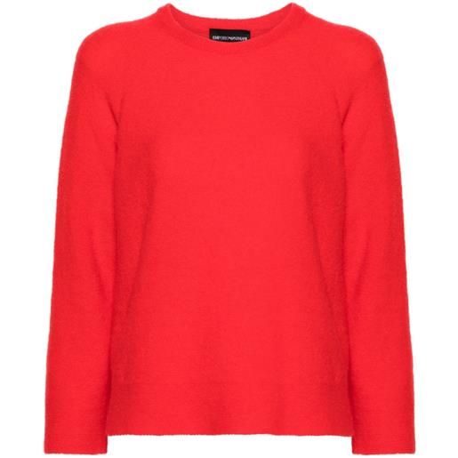 Emporio Armani maglione girocollo - rosso