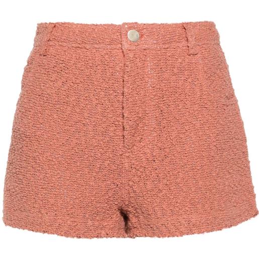 IRO shorts a vita alta - rosa