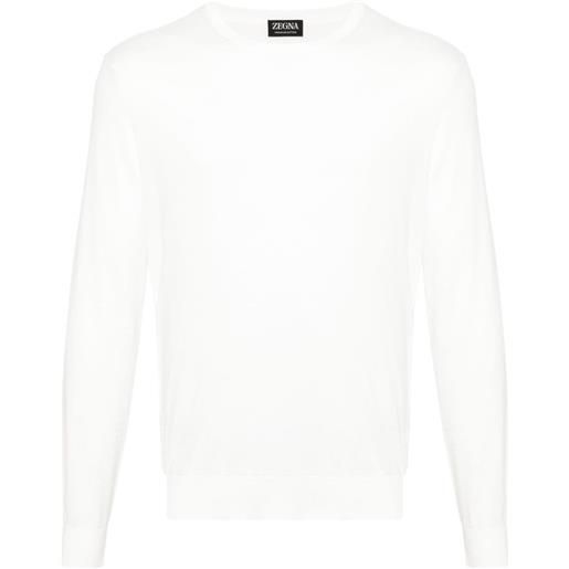 Zegna maglione girocollo - bianco