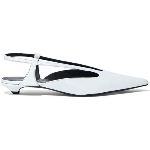 Proenza Schouler pumps con cinturino posteriore - bianco