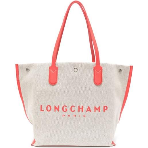 Longchamp borsa tote roseau grande - rosso