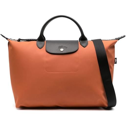 Longchamp borsa tote le pliage energy xl - arancione