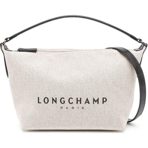 Longchamp borsa a tracolla essentials piccola - toni neutri