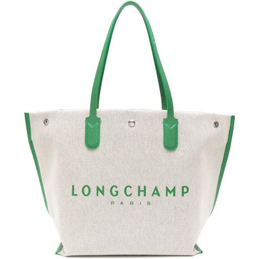 Longchamp borsa tote roseau grande - toni neutri