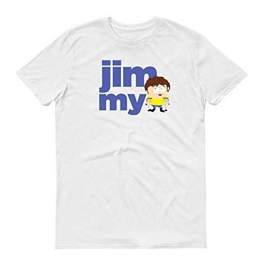 South Park jimmy name - maglietta a maniche corte per adulti bianco l