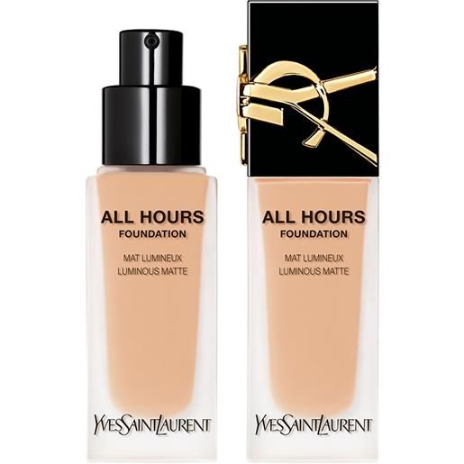 YVES SAINT LAURENT all hours foundation 24h ln8 fondotinta copertura completa 25 ml