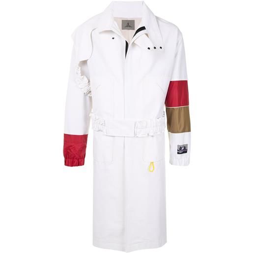 Boramy Viguier trench con dettagli a contrasto - bianco