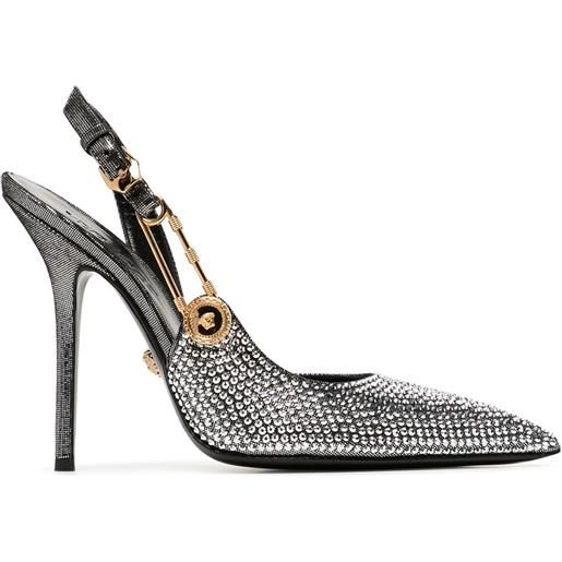 Versace pumps safety pin - argento
