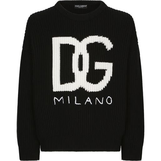 Dolce & Gabbana maglione dg - nero