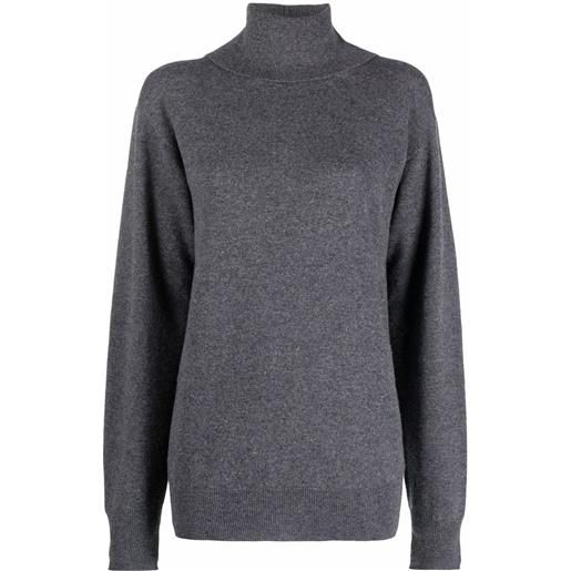 Jil Sander maglione a collo alto - grigio