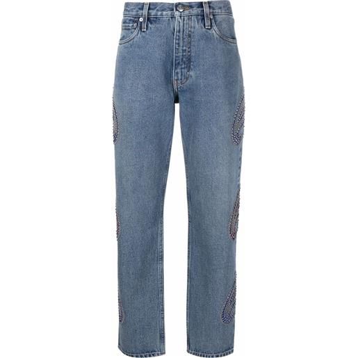 ETRO jeans con strass - blu