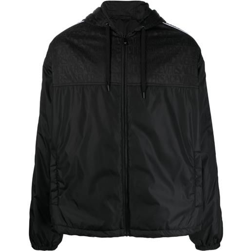 Versace giacca con cappuccio - nero