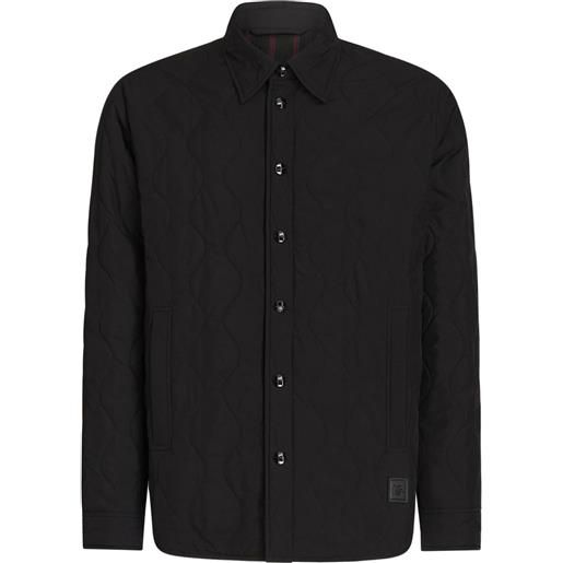 ETRO giacca-camicia con bottoni - nero