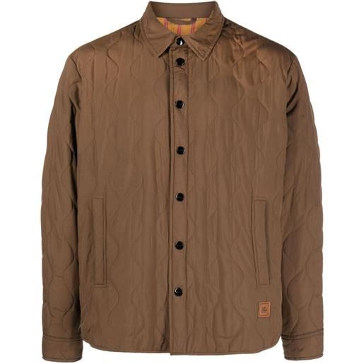 ETRO giacca-camicia con bottoni - marrone